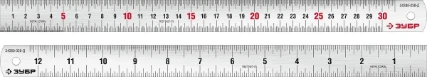 Фото для ЗУБР Про-30Д, длина 0.30 м, усиленная нержавеющая линейка, Профессионал (34280-030-Д)