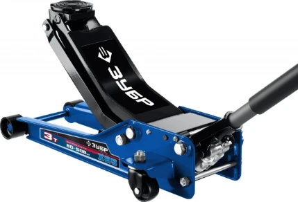 Фото для ЗУБР X85, 3 т, 80 - 508 мм, универсальный гидравлический подкатной домкрат для СТО, Профессионал (43051-3)