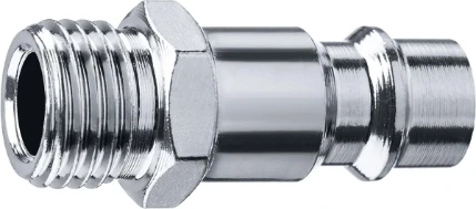 Фото для ЗУБР 1/4″M - рапид штуцер, переходник, Профессионал (64915-1/4)