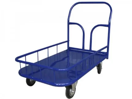 Фото для Тележка платформенная ТП-Б 400 с бортами (600х1200) (без колес)