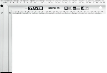 Фото для STAYER 300 мм, жесткий столярный угольник, Professional (3432-30)