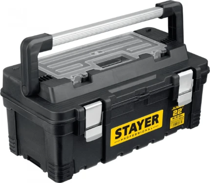 Фото для STAYER PROWide-22, 557 x 283 x 245 мм, (22″), пластиковый ящик для инструментов, Professional (38003-22)