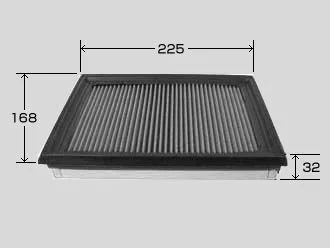 Фото для Фильтр воздушный SHINKO SAN-222V/AN-222/A-222 (16546-30P00)