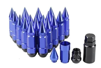 Фото для Комплект гаек-карандаш (лёгкие) R104 12*1,25 ( 20 шт, высота 55 мм ) голубой