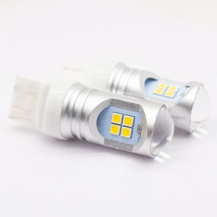 Фото для Лампа светодиодная Blick 7443(W21/5W)-3030-12SMD Белый 12/24V 2шт