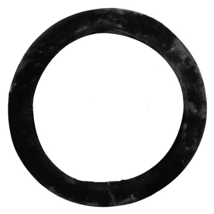 Фото для Оплетка руля меховая AUTOPROFI, искусственный мех, размер М (38см.) чёрный