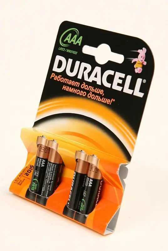 Батарейка Duracell LR03-4BL BASIC (48/192/29184)