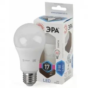 Лампа ЭРА LED smd A60-17w-840-E27