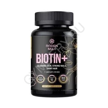 Roden Max Biotin 5000 mkg + Calcium citrate 85 mg 60 caps шт., арт. 2907010