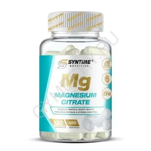 Syntime Magnesium Citrate 745мг + В6 5мг, 120 капс, шт, арт. 2907009