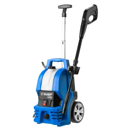 Фото для Моечная машина высокого давления 1400 W, 130 bar, 6 л/мин, АКВА-СТОП, шланг 5м - Зубр