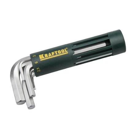 Фото для Ключи имбусовые HEX (2,0-10,0мм) 8шт короткие - KRAFTOOL