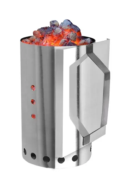 Фото для Стартер для розжига угля "ЧУДО ЖАР" нержавеющая сталь с термоотражателем