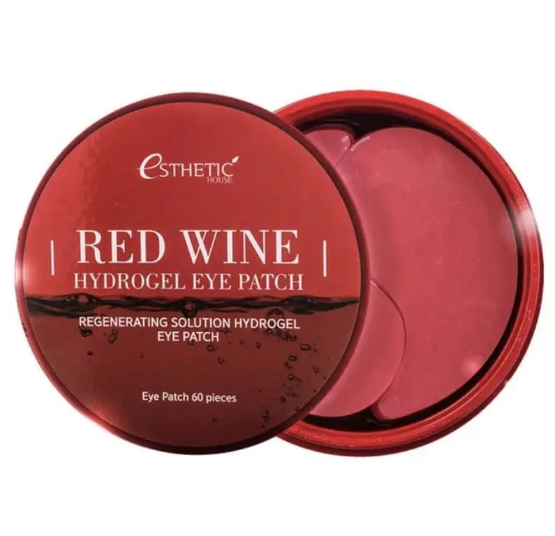 Гидрогелевые патчи с экстрактом красного вина Esthetic House Red Wine Hydrogel Eye Patch