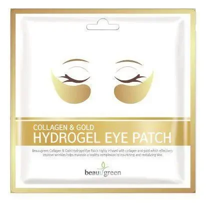 Фото для Гидрогелевые патчи с коллагеном BeauuGreen Collagen Gold Hydrogel Eye Patch — 1 шт