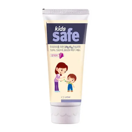 Фото для Детская зубная паста CJ Lion Kids Safe Toothpaste - Grape Детская зубная паста от 3 до 12 лет со вкусом винограда