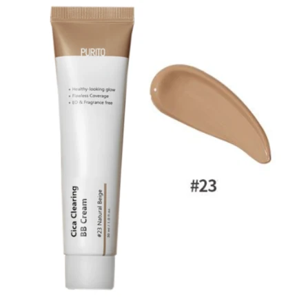 Фото для BB крем для лица с экстрактом центеллы тон 23 Purito Cica Clearing BB Cream SPF 38 PA+++ 30 мл