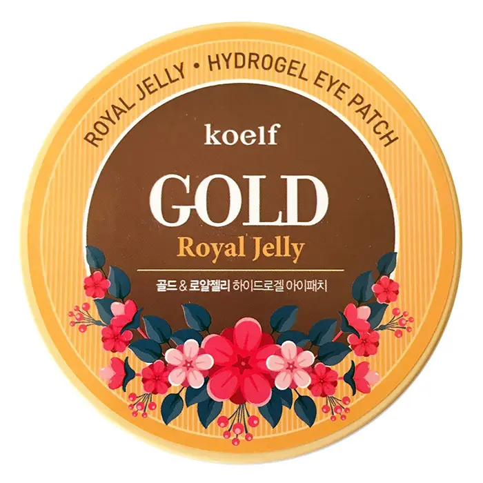 Гидро-гелевые патчи с золотом и маточным молочком Petitfee Koelf Gold Royal Jelly Eye Patch 60 шт