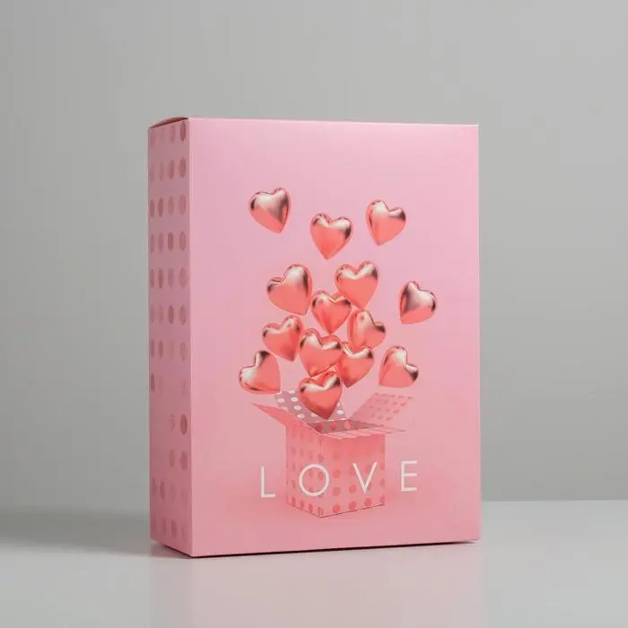 Коробка складная «С любовью», 22 × 30 × 10 см