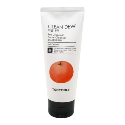 Фото для Tony Moly Clean Dew Red Grapefruit Foam Cleanser пенка для умывания с экстрактом красного грейпфрута