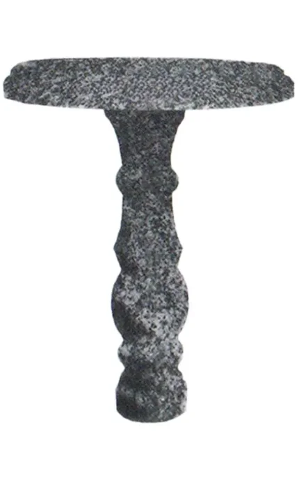 Фото для Столик на кладбище из серого гранита СВ-1(Стол из камня, стол для улицы)