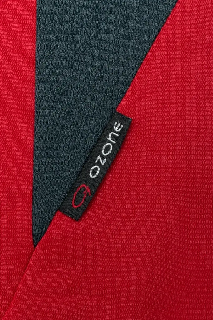пуловер Gist (м) красный/серый S