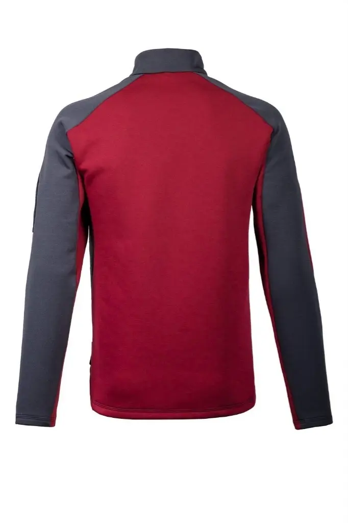 пуловер Coil (м) т.красный/ т.серый XXL