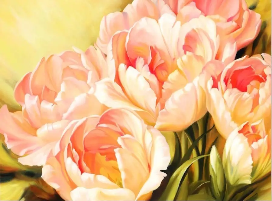 Фреска STEINBAU AMUR "Тюльпаны"