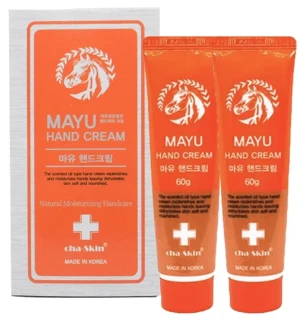 Набор кремов для рук с конским маслом Mayu Hand Cream от Cha-Skin, 60 гр., 2 шт в упаковке