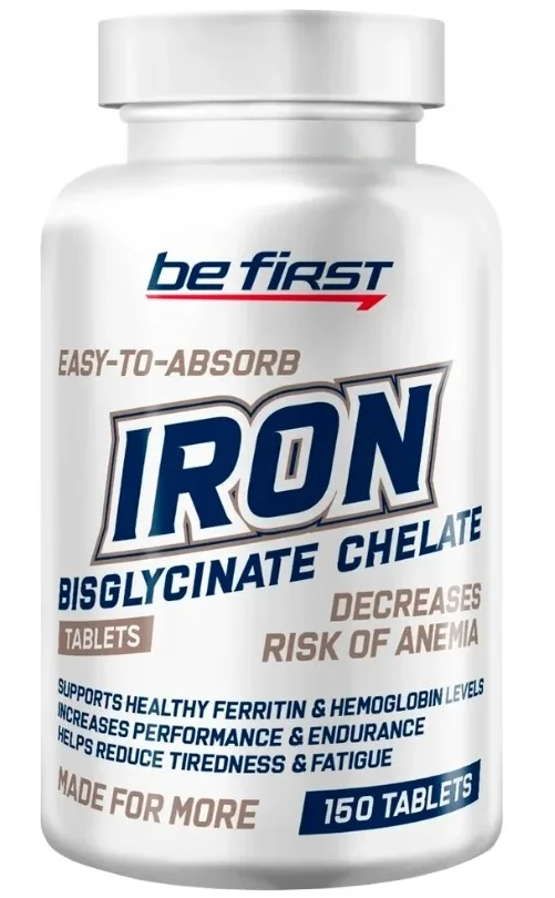 Железо BE FIRST Bisglycinate chelate 150табл.