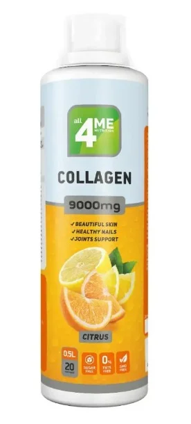 Коллаген 4ME NUTRITION Concentrate 9000 1000мл. Лимон-апельсин