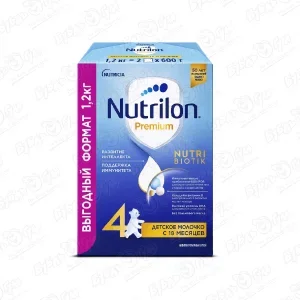 Фото для Молочко Nutricia Nutrilon Premium 4 молочная 1200г с 18мес БЗМЖ