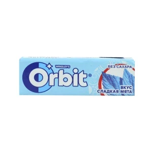 Фото для Резинка жевательная Orbit сладкая мята 17г
