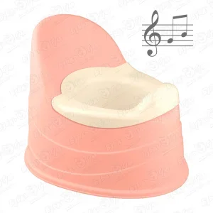 Фото для Горшок музыкальный Пластишка розовый