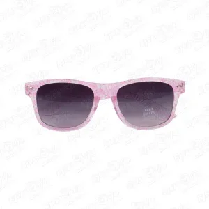Фото для Очки солнцезащитные Lanson Kids прозрачные с розовыми надписями