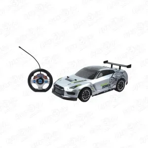 Фото для Автомобиль Nissan GT-R Lanson Toys 3D световые эффекты р/у серая 1:10