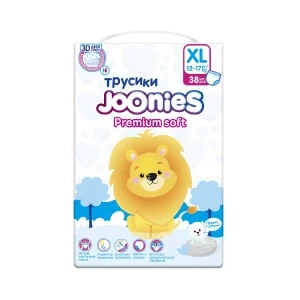 Фото для Подгузники-трусики Joonies Premium Soft XL 12-17кг 38шт