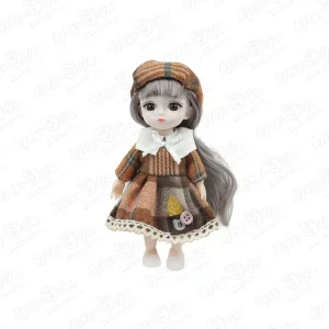 Фото для Кукла миниатюрная Lanson Toys в коричневом наряде