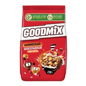 Фото для Завтрак готовый Goodmix карамельно-шоколадный 230г