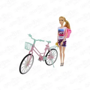 Фото для Набор игровой Lanson Toys Кукла с велосипедом