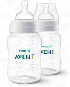 Фото для Бутылка Philips Avent Anti-colic широкое горлышко 260мл 2шт с 1мес