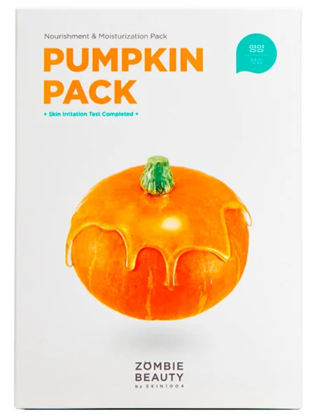 Skin1004 Zombi Beauty By Pumpkin Pack/ Кремовая маска с экстрактом тыквы и прополиса