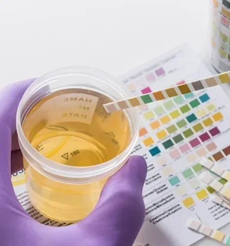 Общий анализ мочи у детей с микроскопией осадка