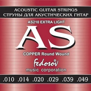 Фото для Cтруны для акустической гитары Fedosov AS210
