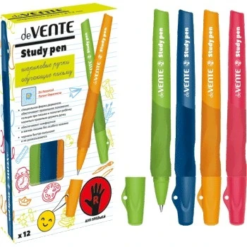 Фото для Ручка шариковая deVENTE Study Pen синяя 0.7мм для