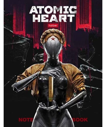 Фото для Бизнес-блокнот А5 80л. Hatber Atomic Heart, клетка