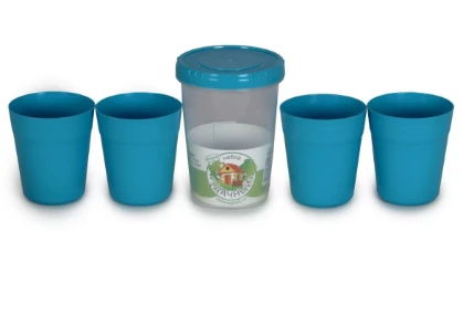 Фото для Набор пластиковой посуды "уДачный" МИКС П01419