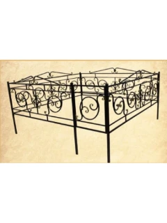 Оградка металлическая. Модель 9