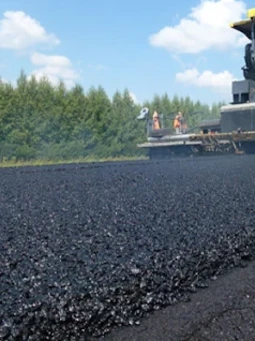 
Горячий пористый крупнозернистый асфальтобетон марки II