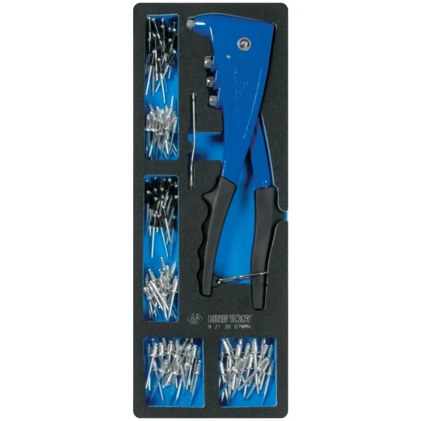 Фото для Заклепочник с набором заклепок, ложемент, 121 предмет KING TONY 9-21-20-07MRV